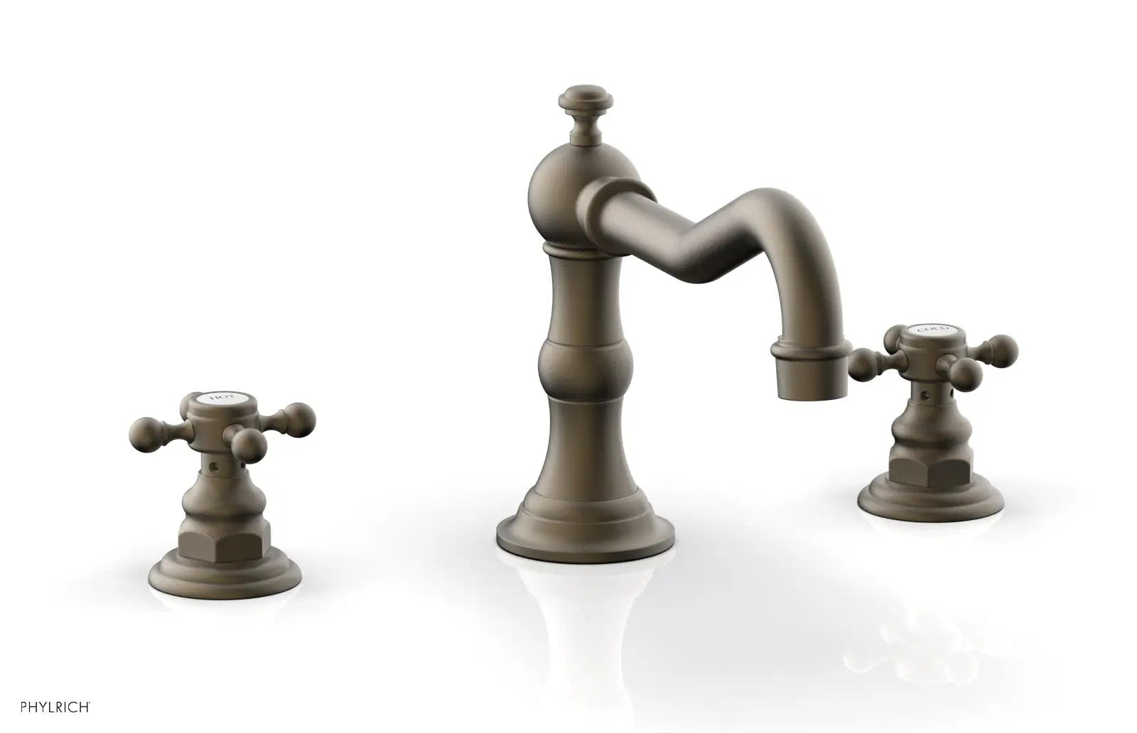 Phylrich HENRI Deck Tub Set - Cross Handle by Phylrich