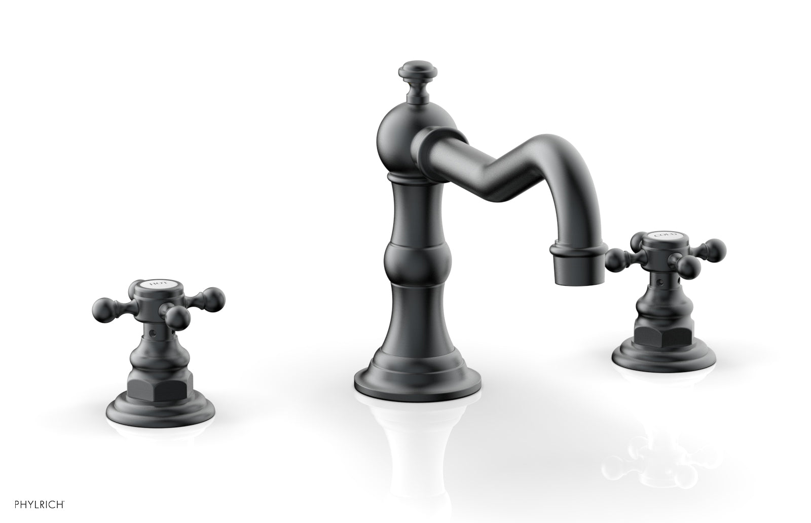 Phylrich HENRI Deck Tub Set - Cross Handle