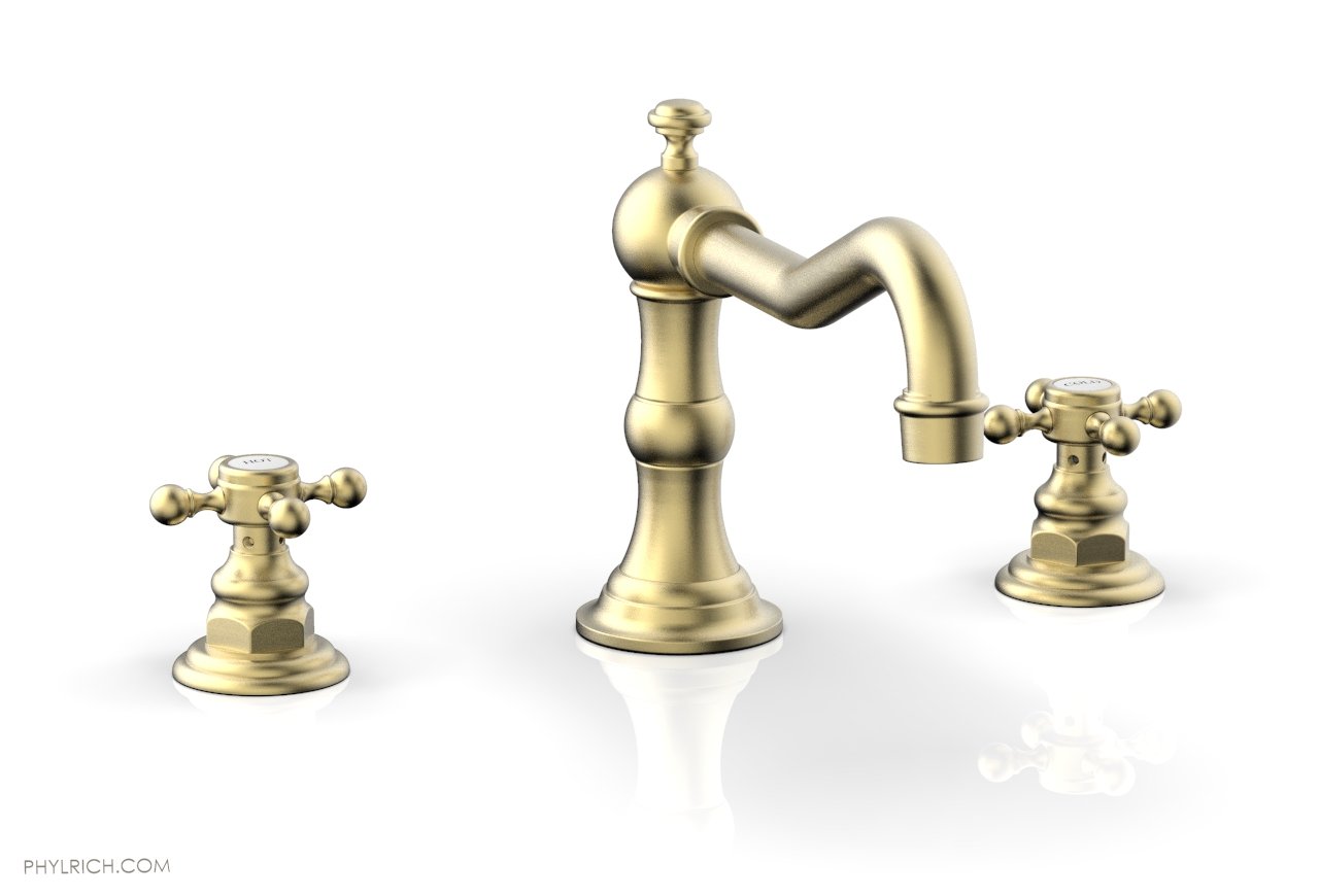 Phylrich HENRI Deck Tub Set - Cross Handle