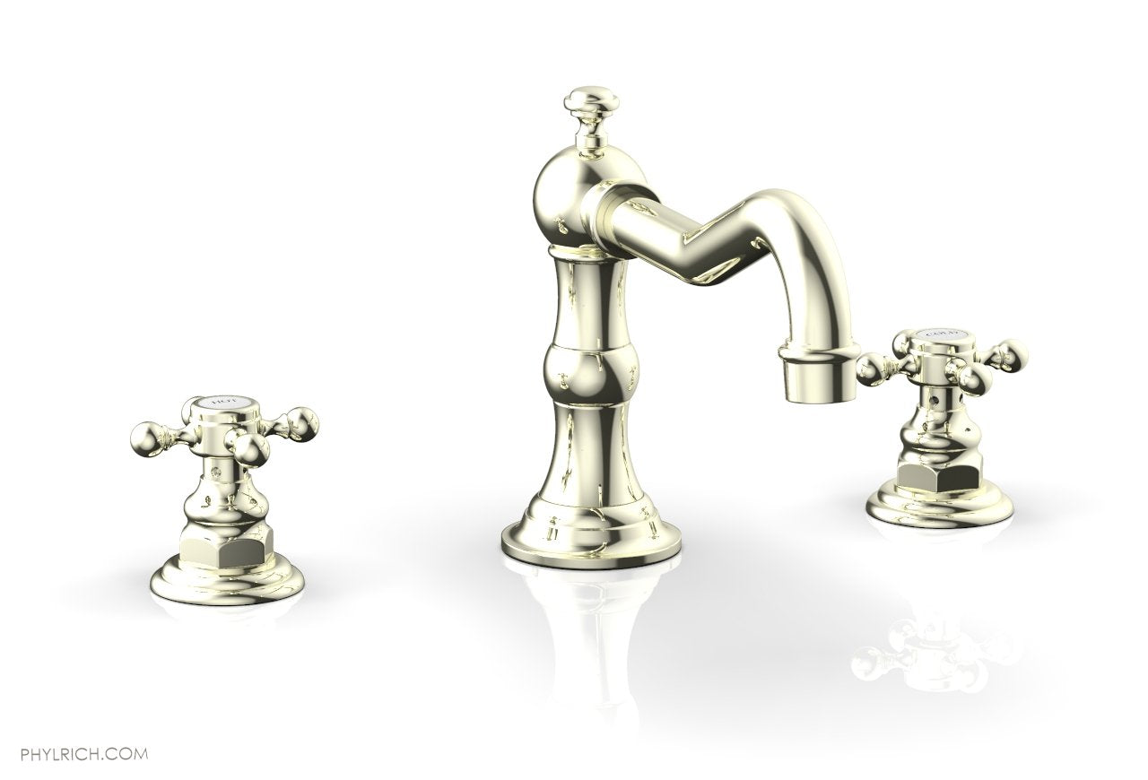 Phylrich HENRI Deck Tub Set - Cross Handle