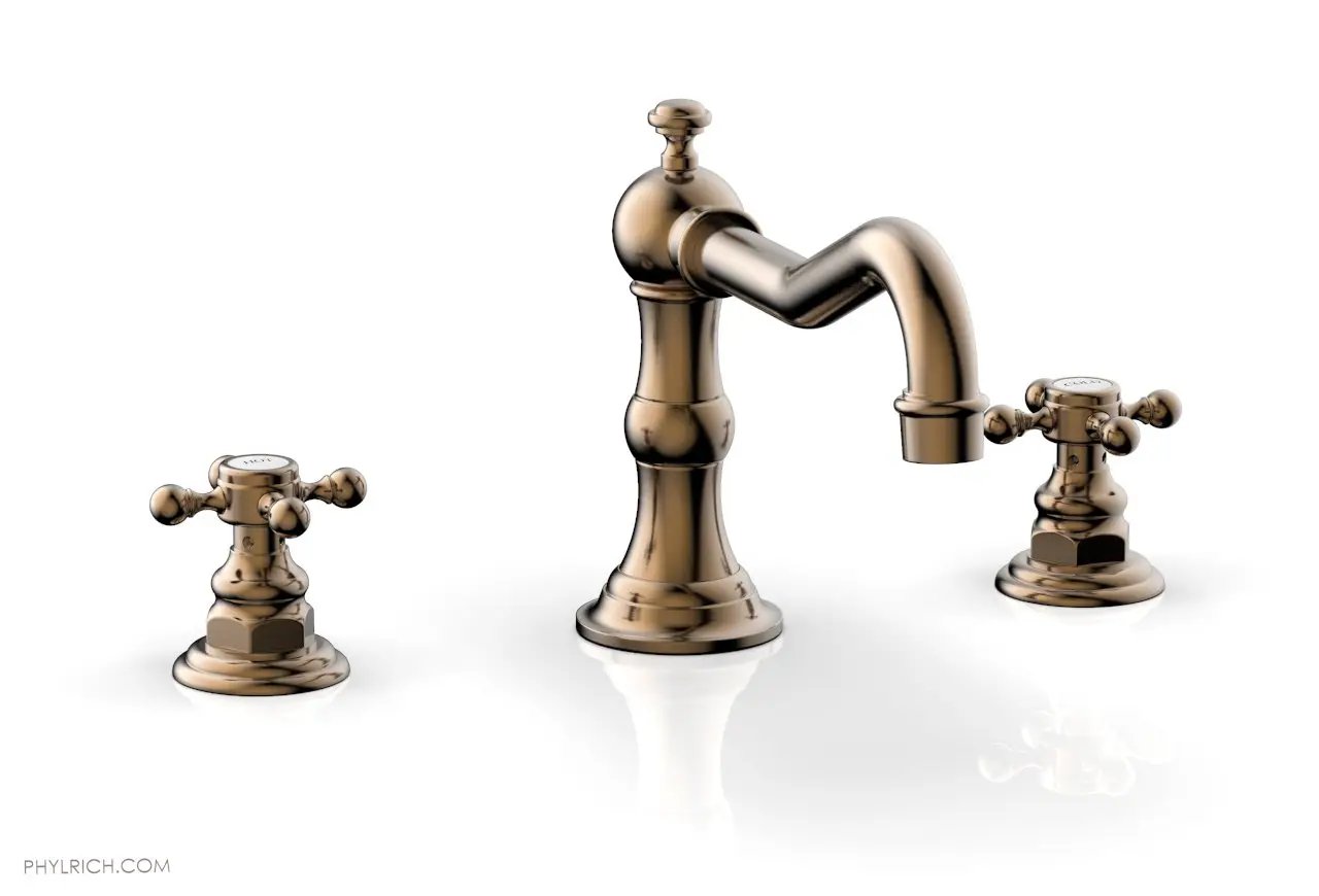 Phylrich HENRI Deck Tub Set - Cross Handle by Phylrich