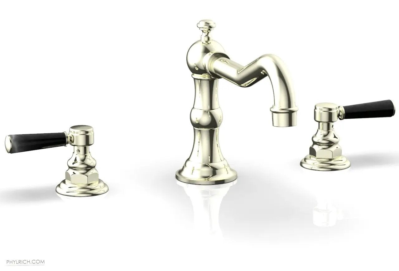 Phylrich HENRI Deck Tub Set - Marble Lever Handles by Phylrich