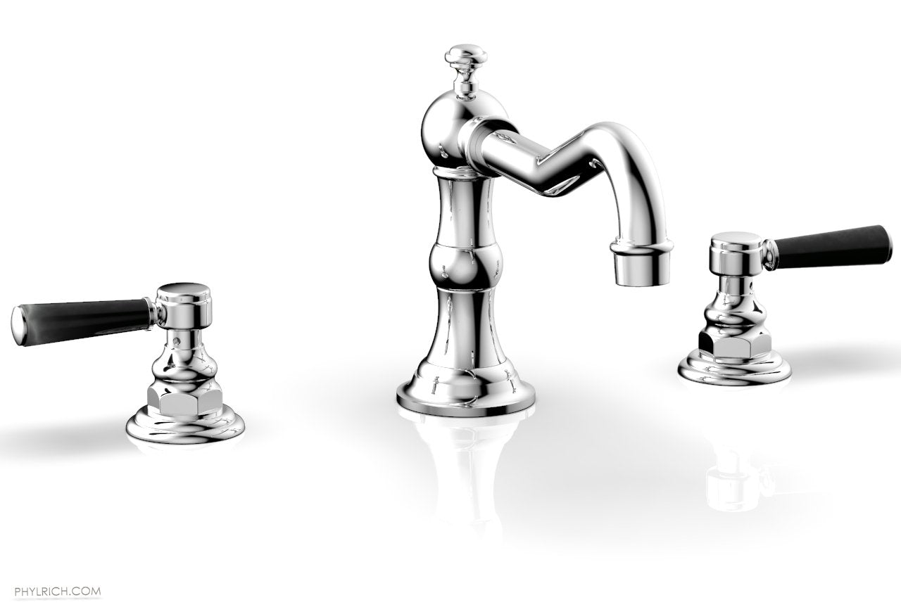 polished chrome deck tub set