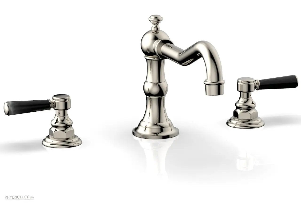Phylrich HENRI Deck Tub Set - Marble Lever Handles by Phylrich