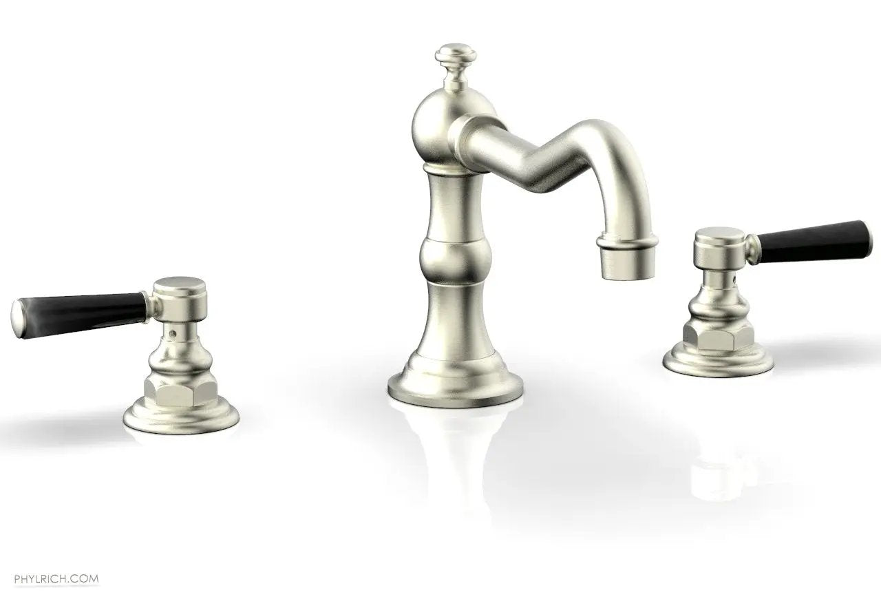 Phylrich HENRI Deck Tub Set - Marble Lever Handles by Phylrich