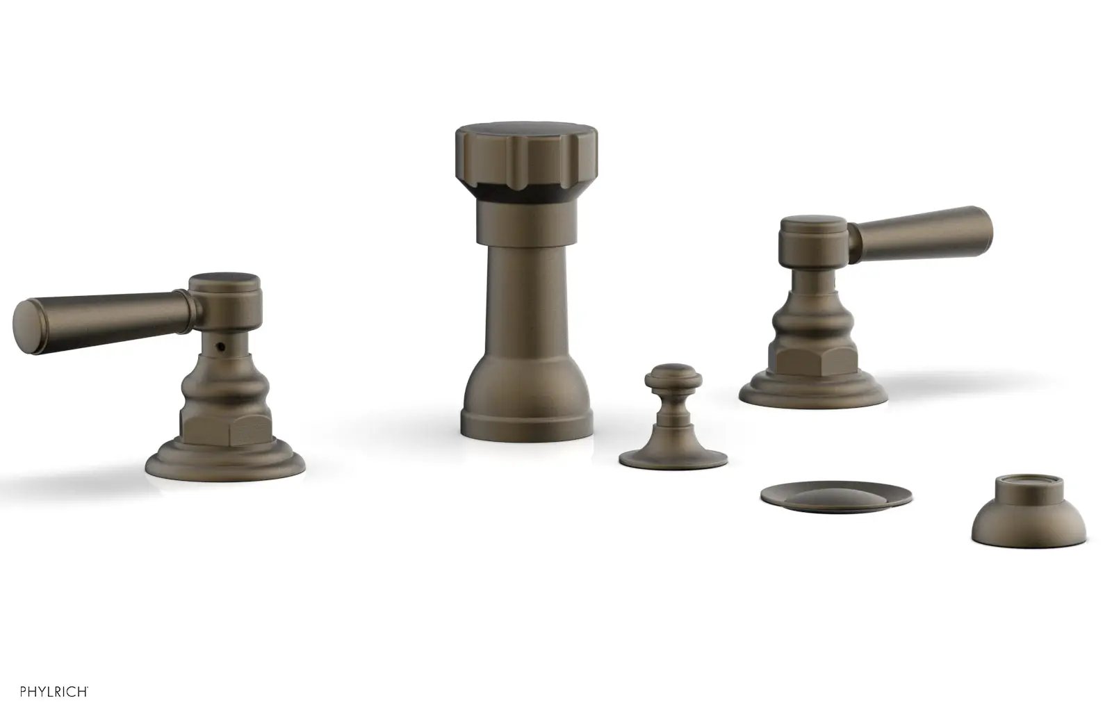 Phylrich HENRI Four Hole Bidet Set - Lever Handles by Phylrich
