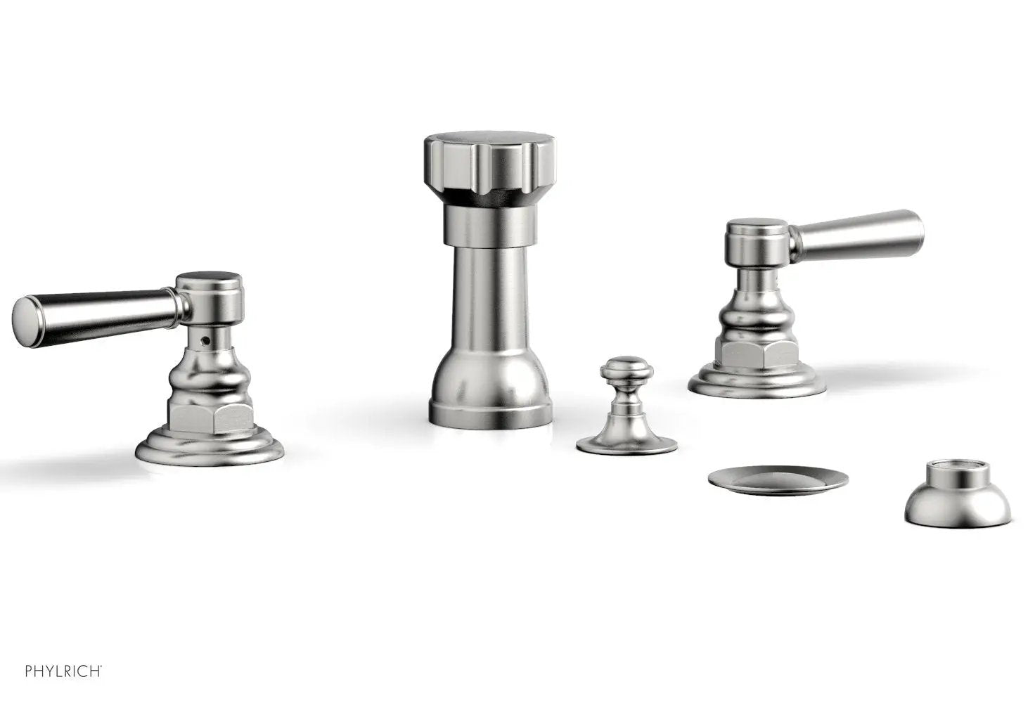 Phylrich HENRI Four Hole Bidet Set - Lever Handles by Phylrich