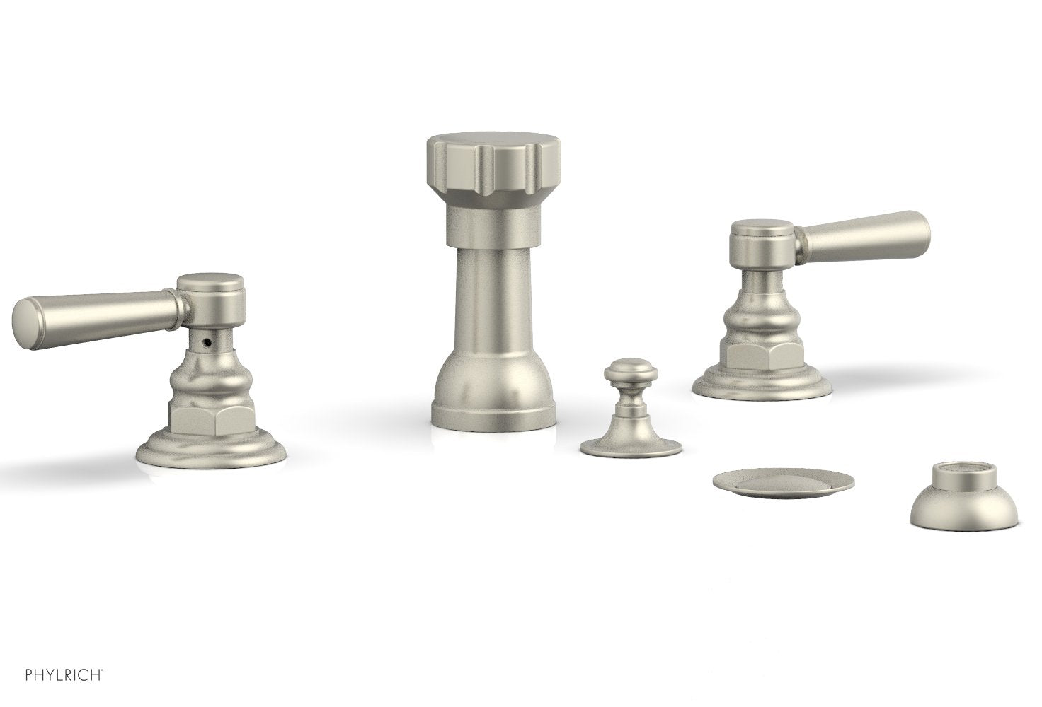 Phylrich HENRI Four Hole Bidet Set - Lever Handles