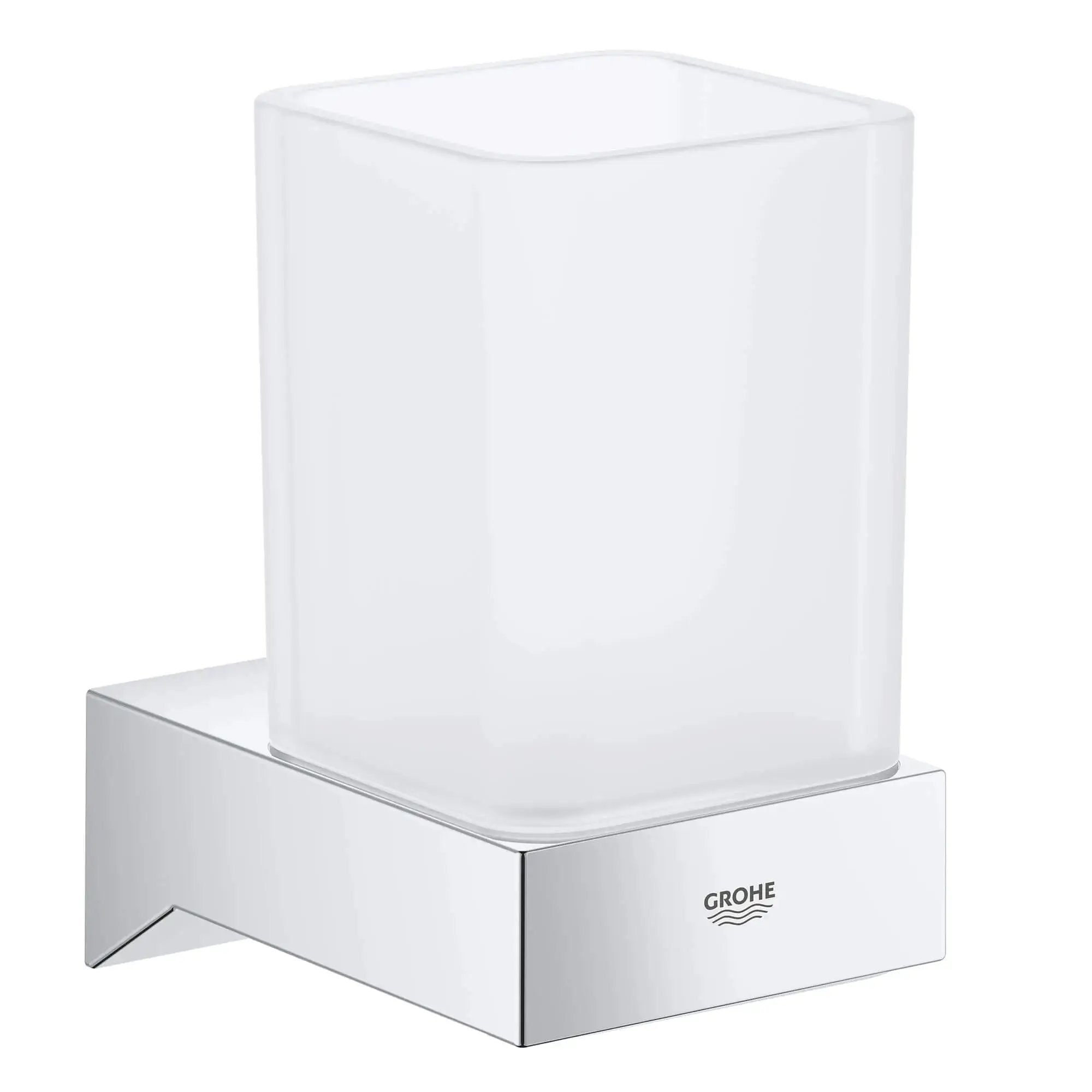 chrome bathroom tumbler