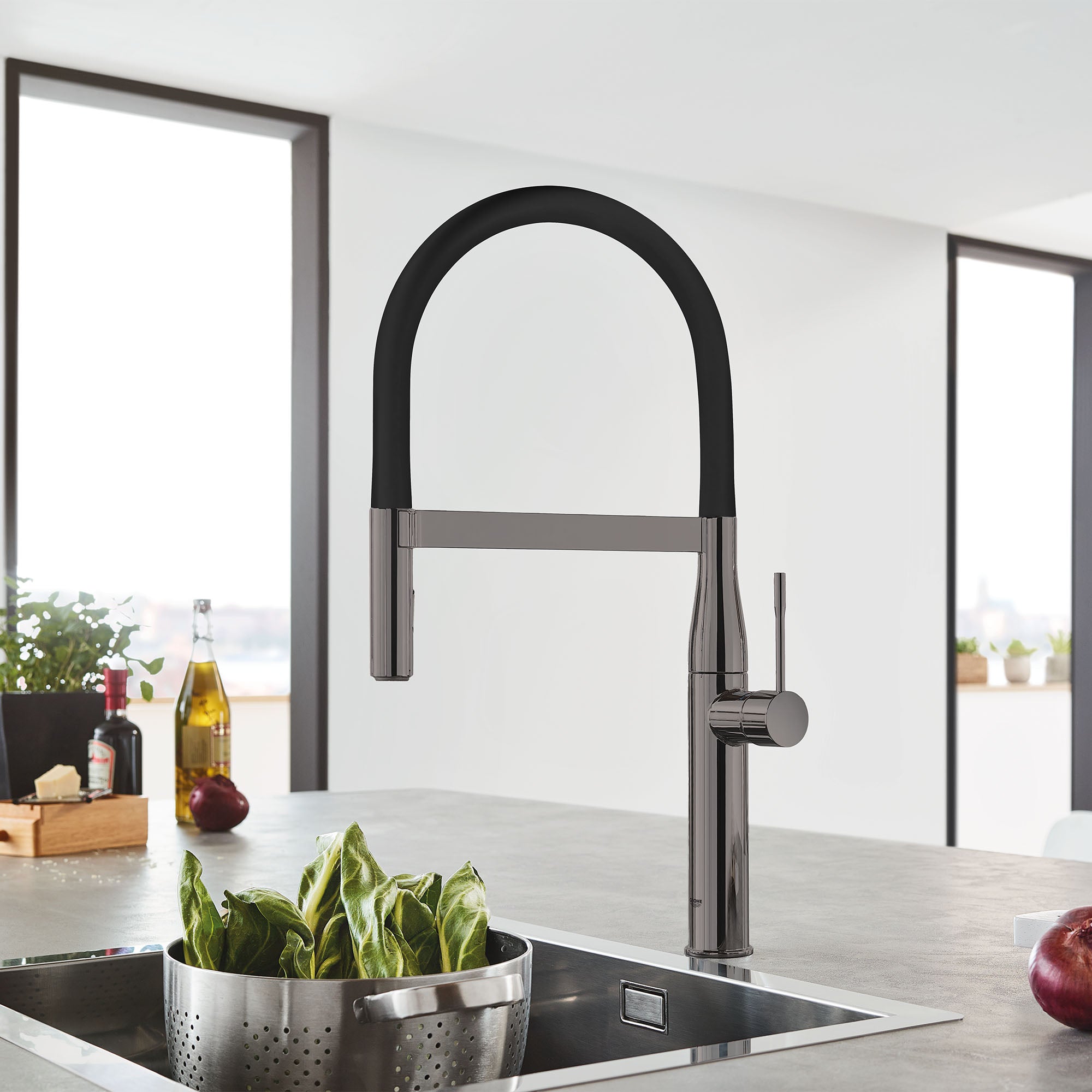 gard graphite kitchen faucet