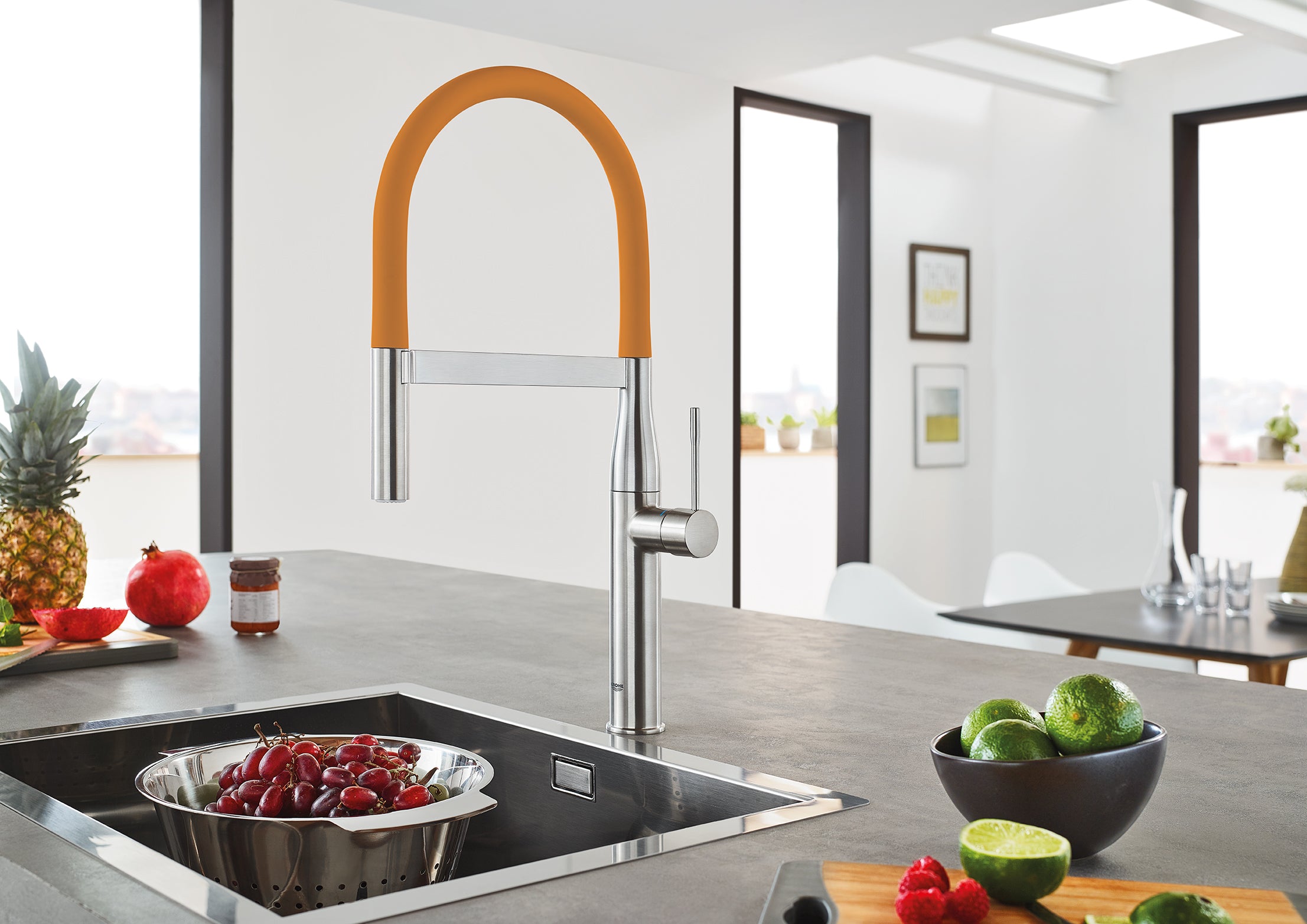 starlight chrome kitchen faucet