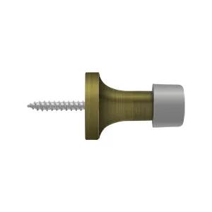 Deltana 1-3/8" Solid Brass Baseboard Door Bumper by Deltana