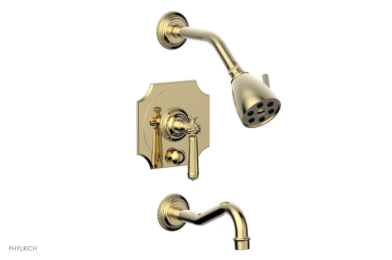 Phylrich MARVELLE Pressure Balance Tub and Shower Set - Lever Handle by Phylrich