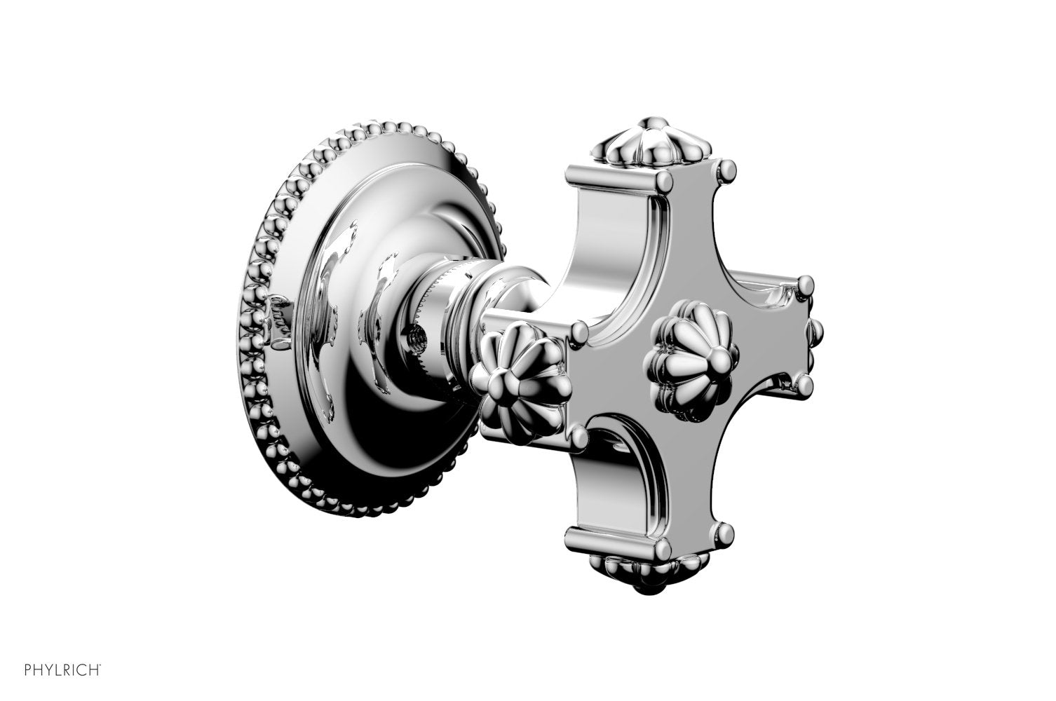 polished chrome volume control