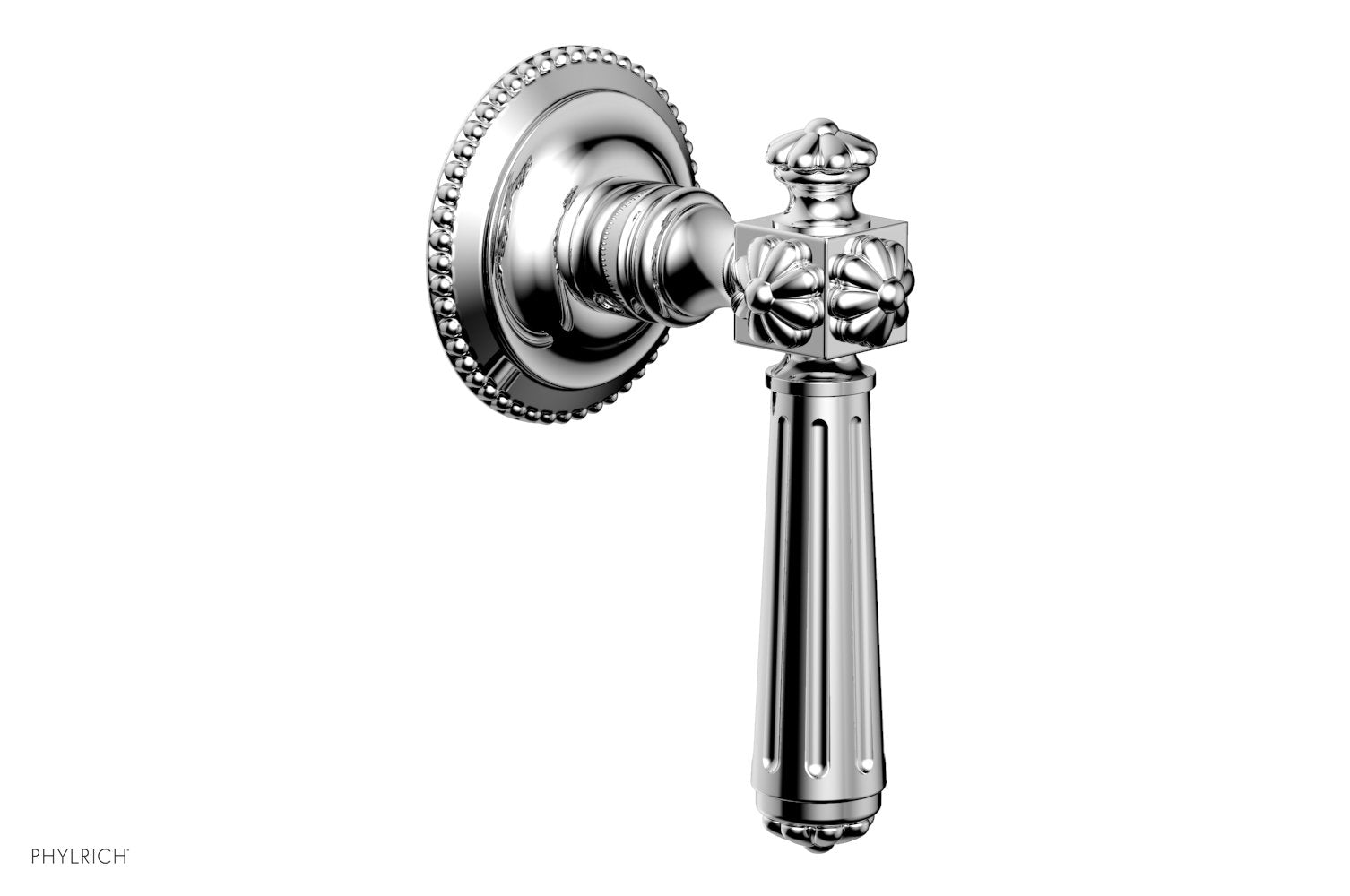 polished chrome volume control