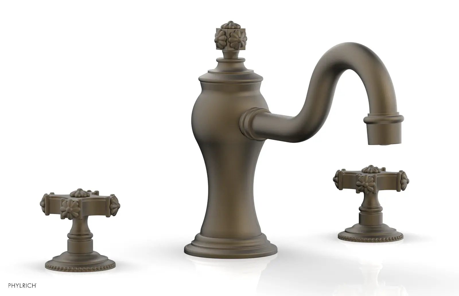 Phylrich MARVELLE Deck Tub Set - Cross Handles by Phylrich