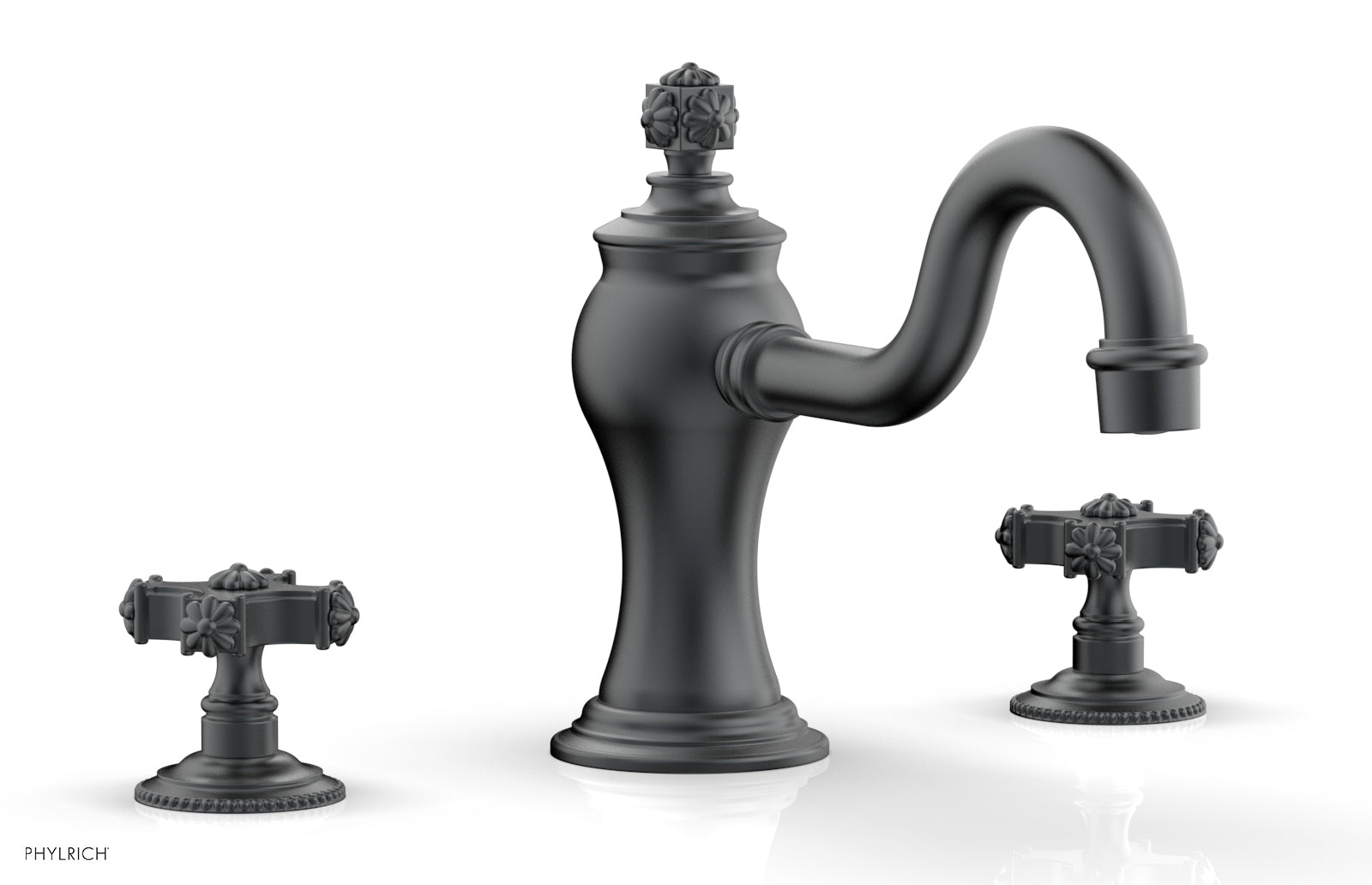 Phylrich MARVELLE Deck Tub Set - Cross Handles