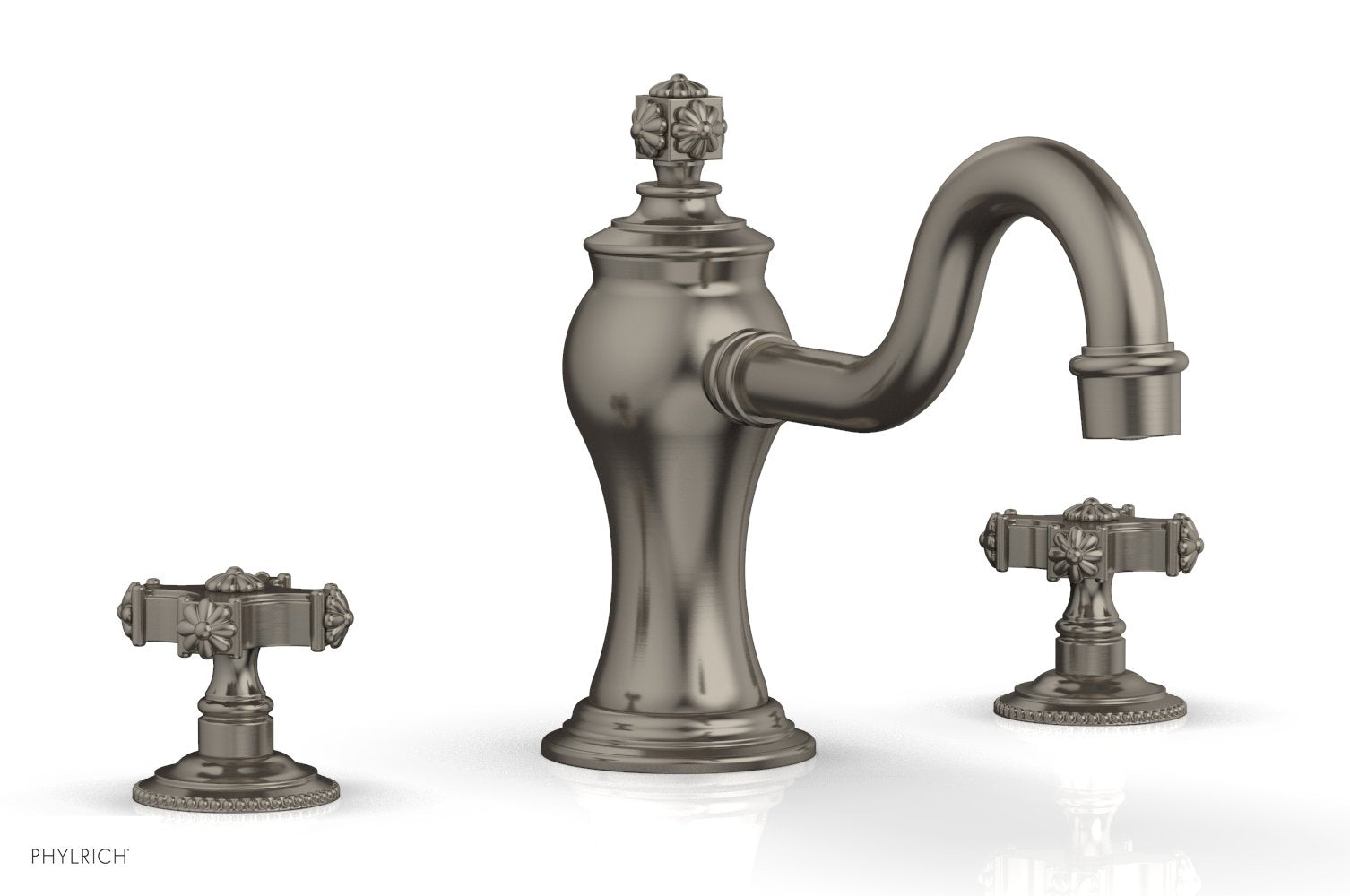 Phylrich MARVELLE Deck Tub Set - Cross Handles