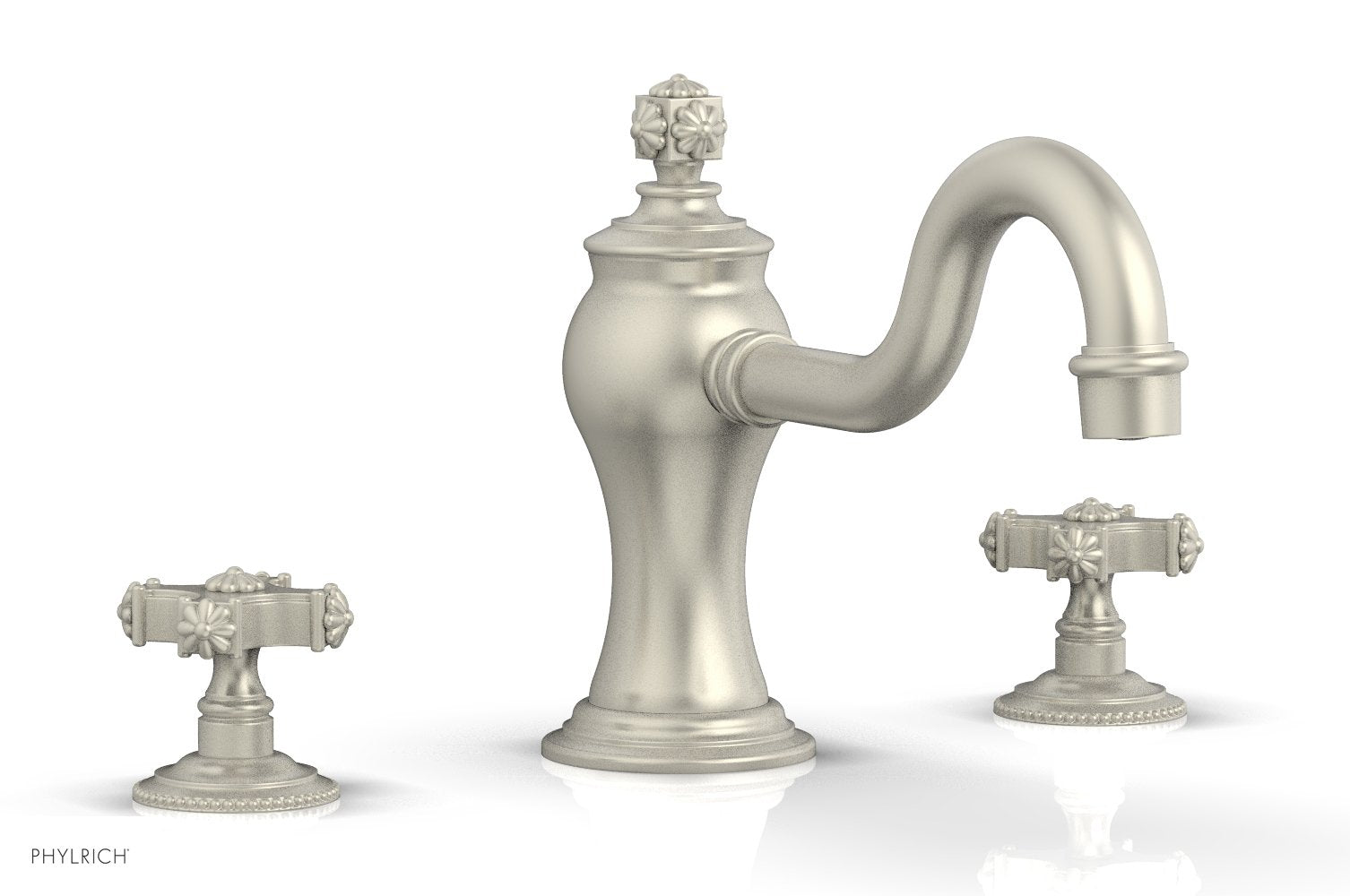 Phylrich MARVELLE Deck Tub Set - Cross Handles