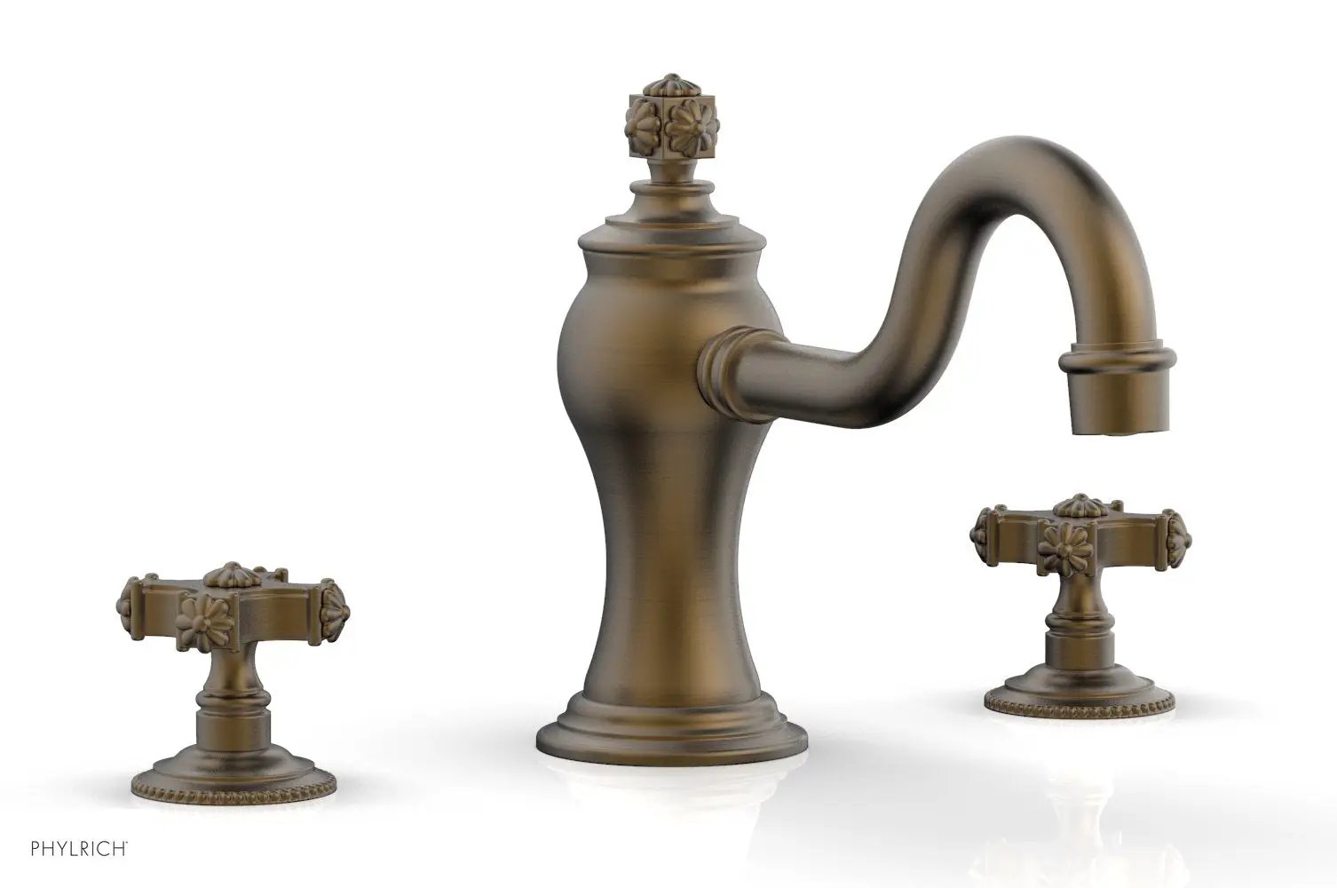 Phylrich MARVELLE Deck Tub Set - Cross Handles by Phylrich