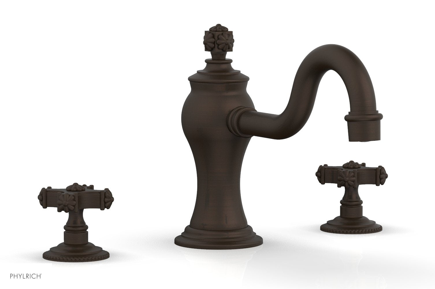 Phylrich MARVELLE Deck Tub Set - Cross Handles