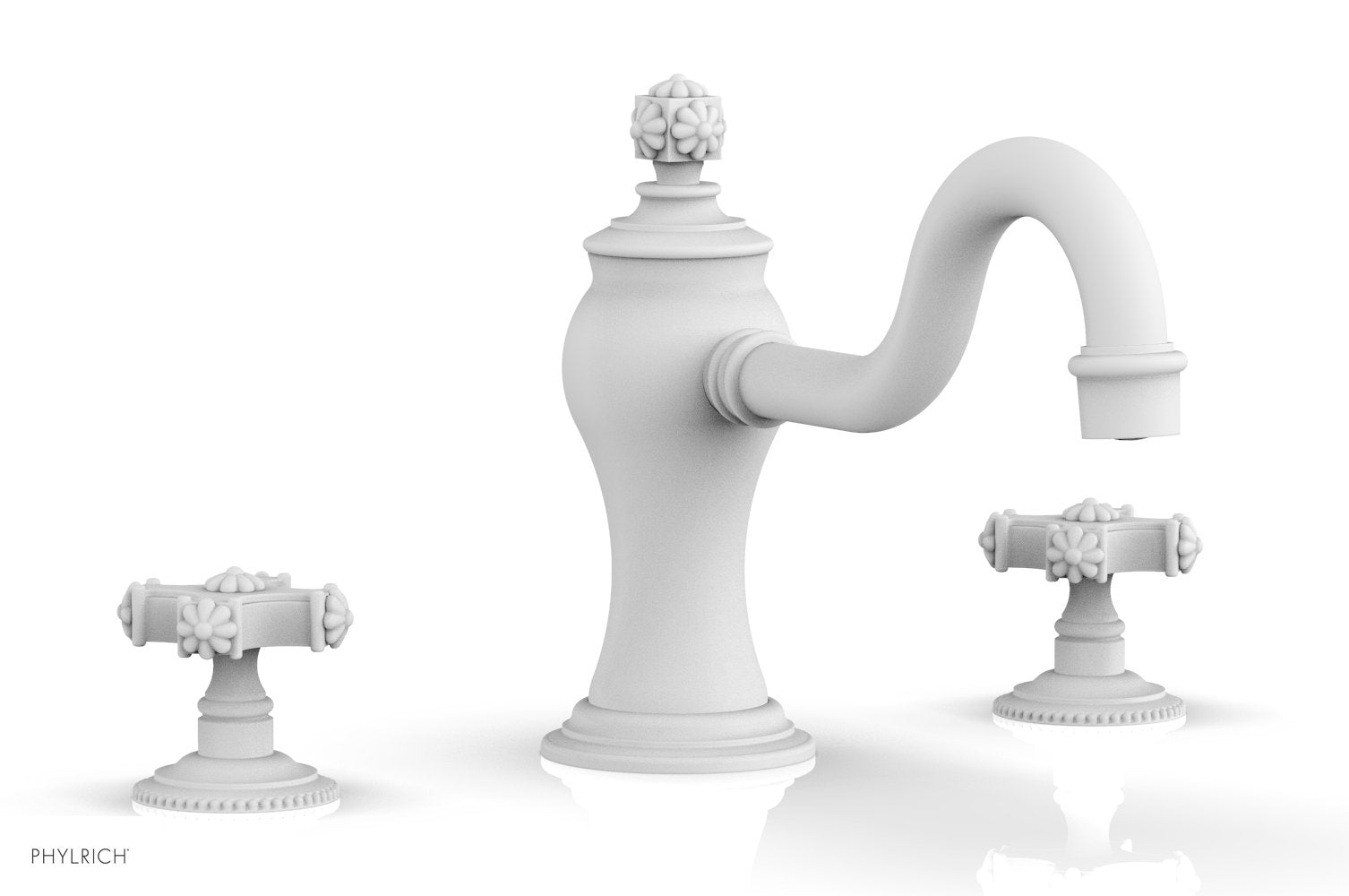 Phylrich MARVELLE Deck Tub Set - Cross Handles