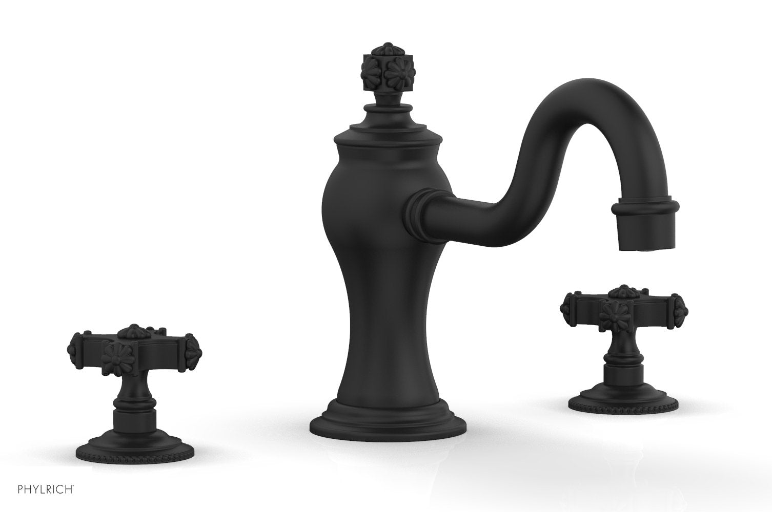 Phylrich MARVELLE Deck Tub Set - Cross Handles