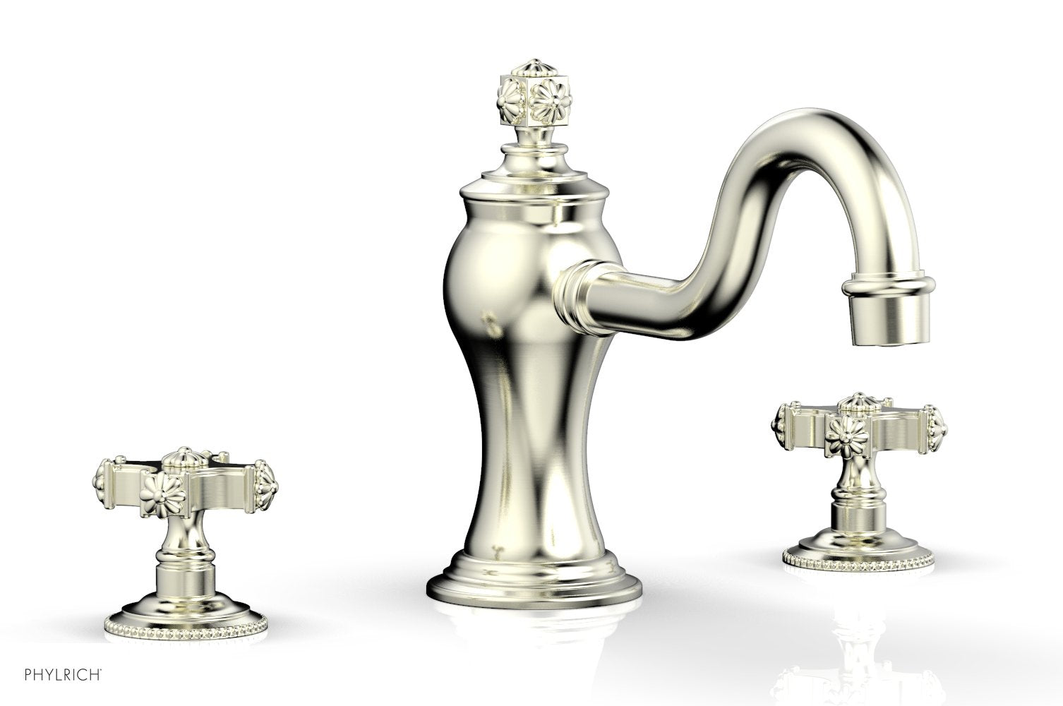 Phylrich MARVELLE Deck Tub Set - Cross Handles