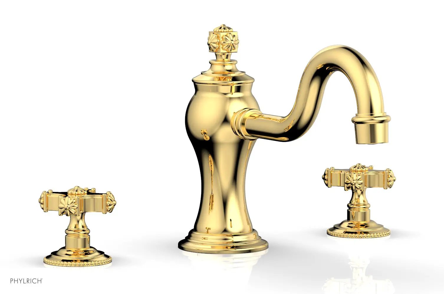 Phylrich MARVELLE Deck Tub Set - Cross Handles by Phylrich