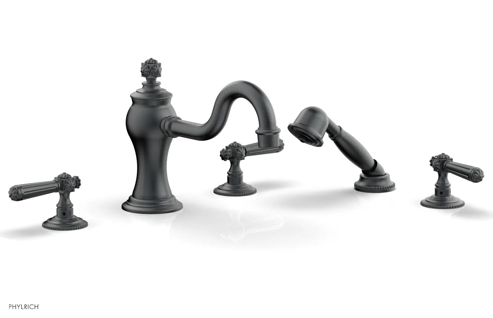 Phylrich MARVELLE Deck Tub Set with Hand Shower - Lever Handles by Phylrich