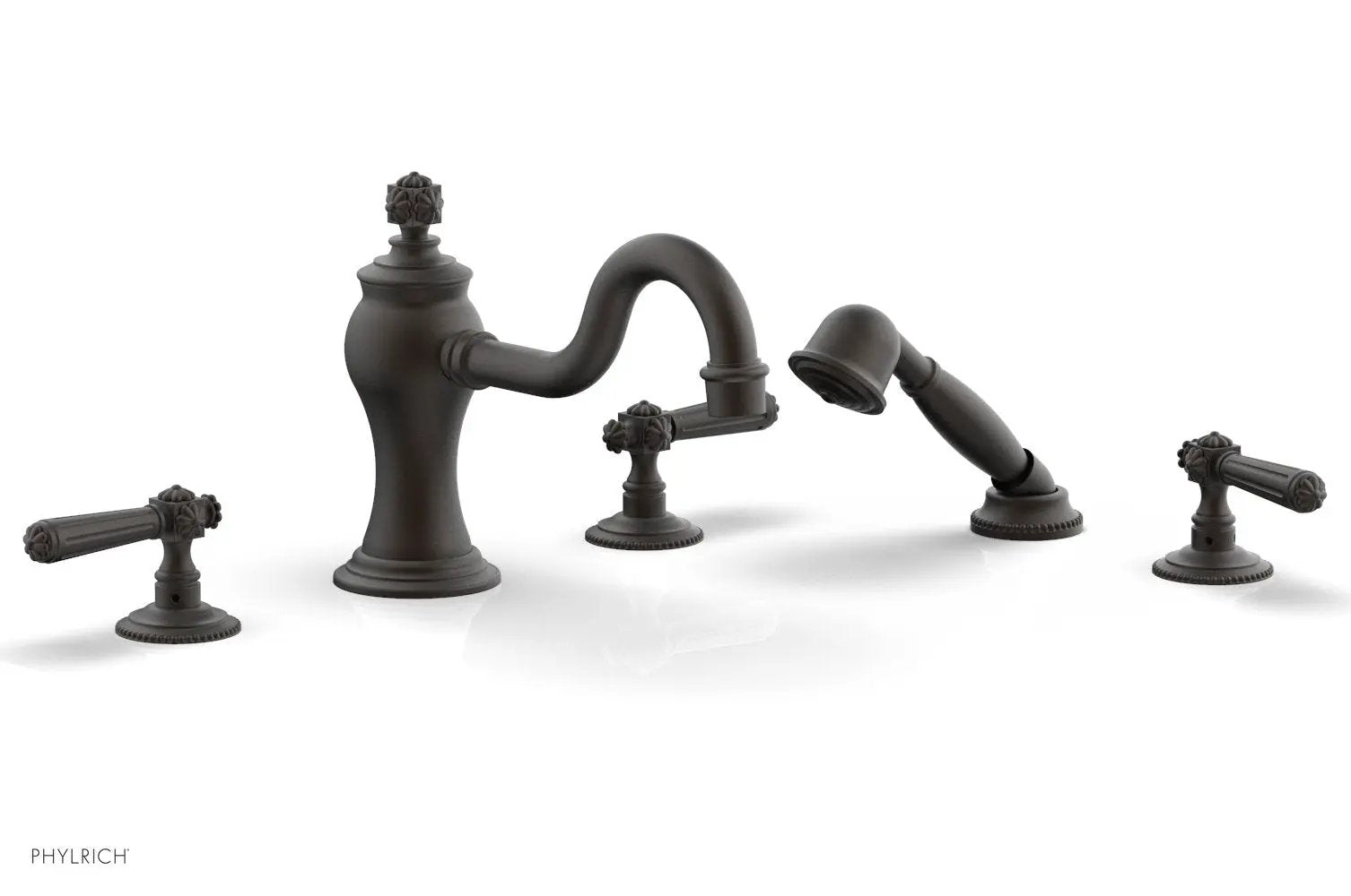Phylrich MARVELLE Deck Tub Set with Hand Shower - Lever Handles by Phylrich