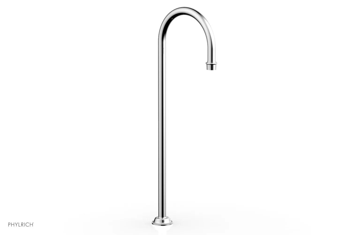 polished chrome spout