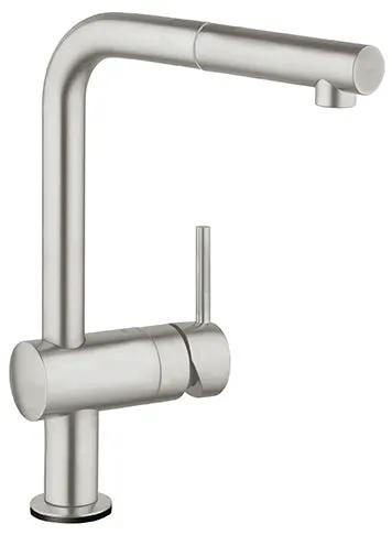 Grohe Minta Single-Handle Pull-Out Kitchen Faucet Single Spray 1.75 GPM with Touch Technology by Grohe