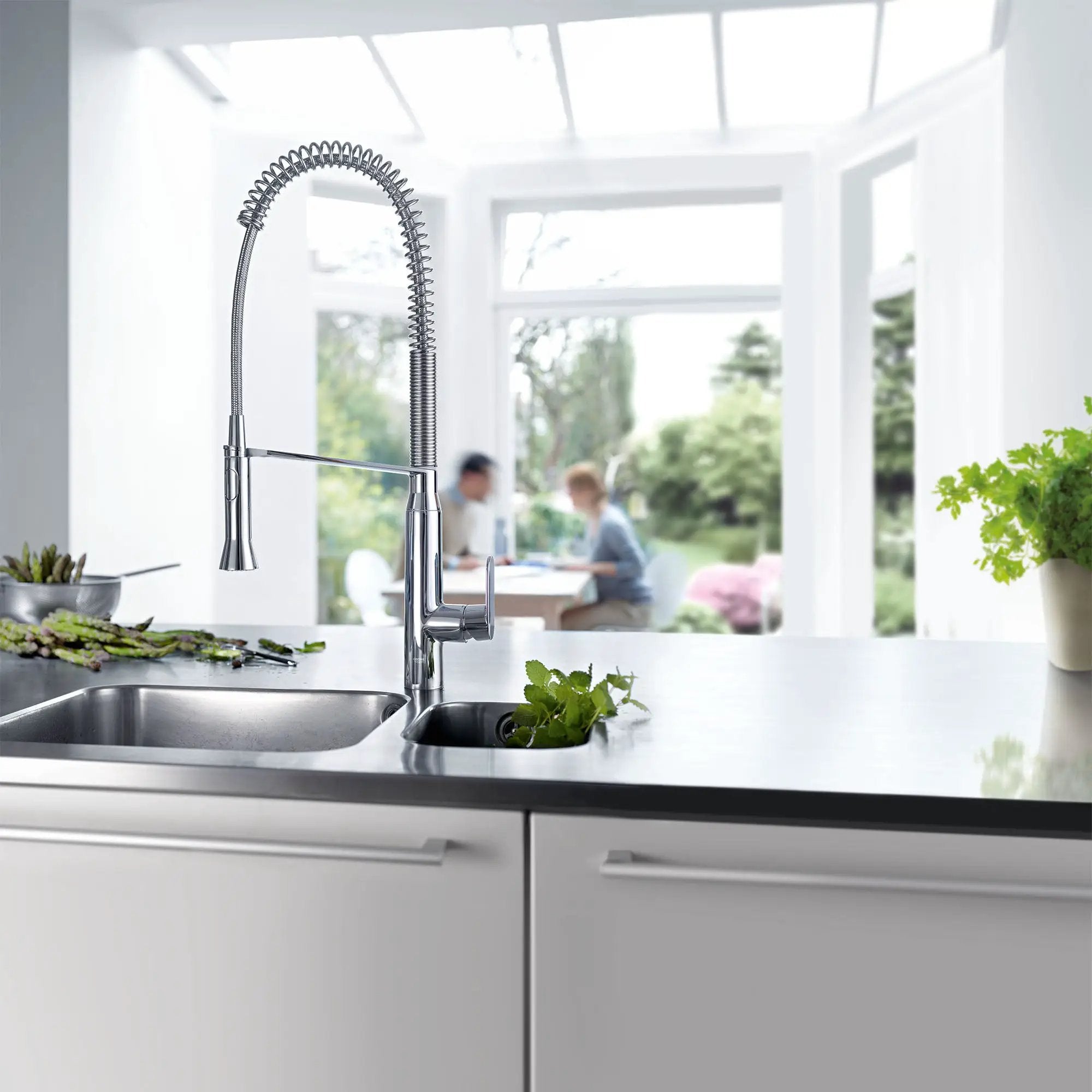 starlight chrome kitchen faucet