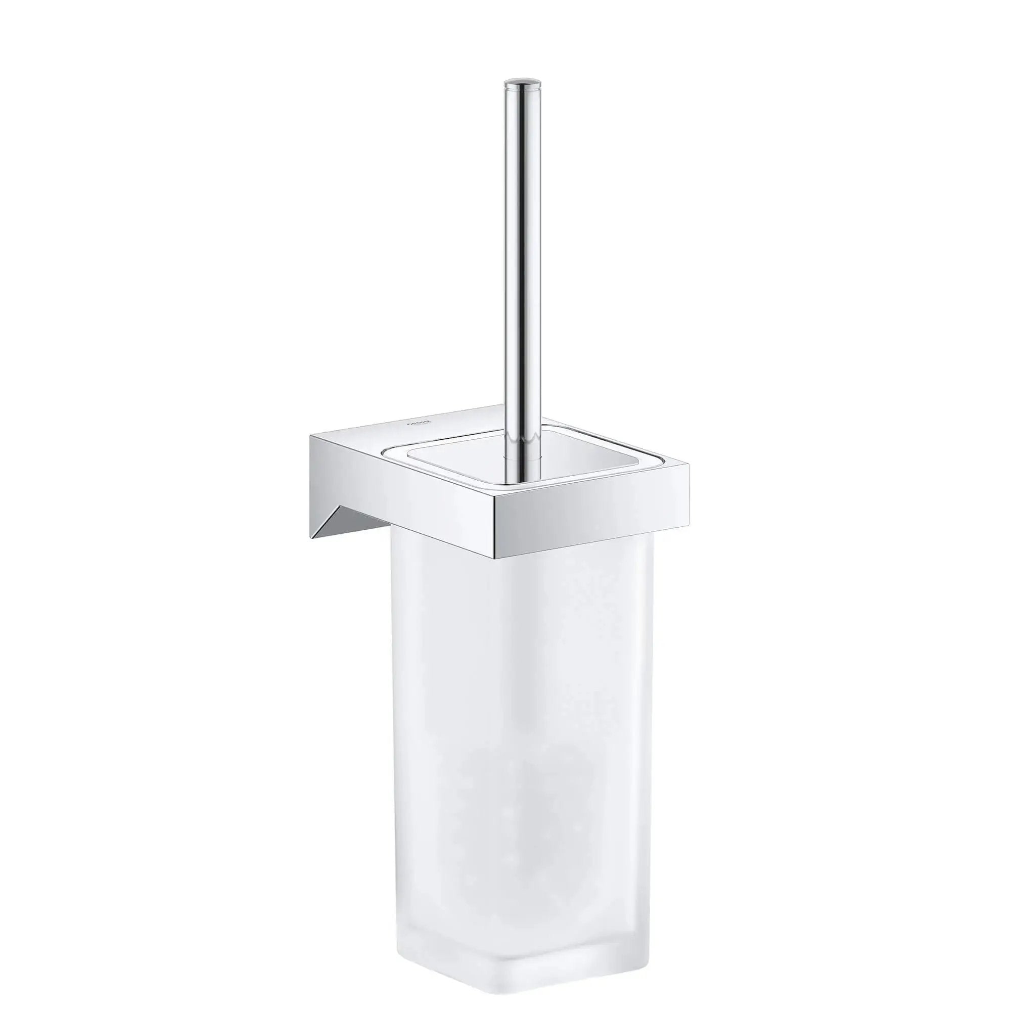 chrome toilet brush