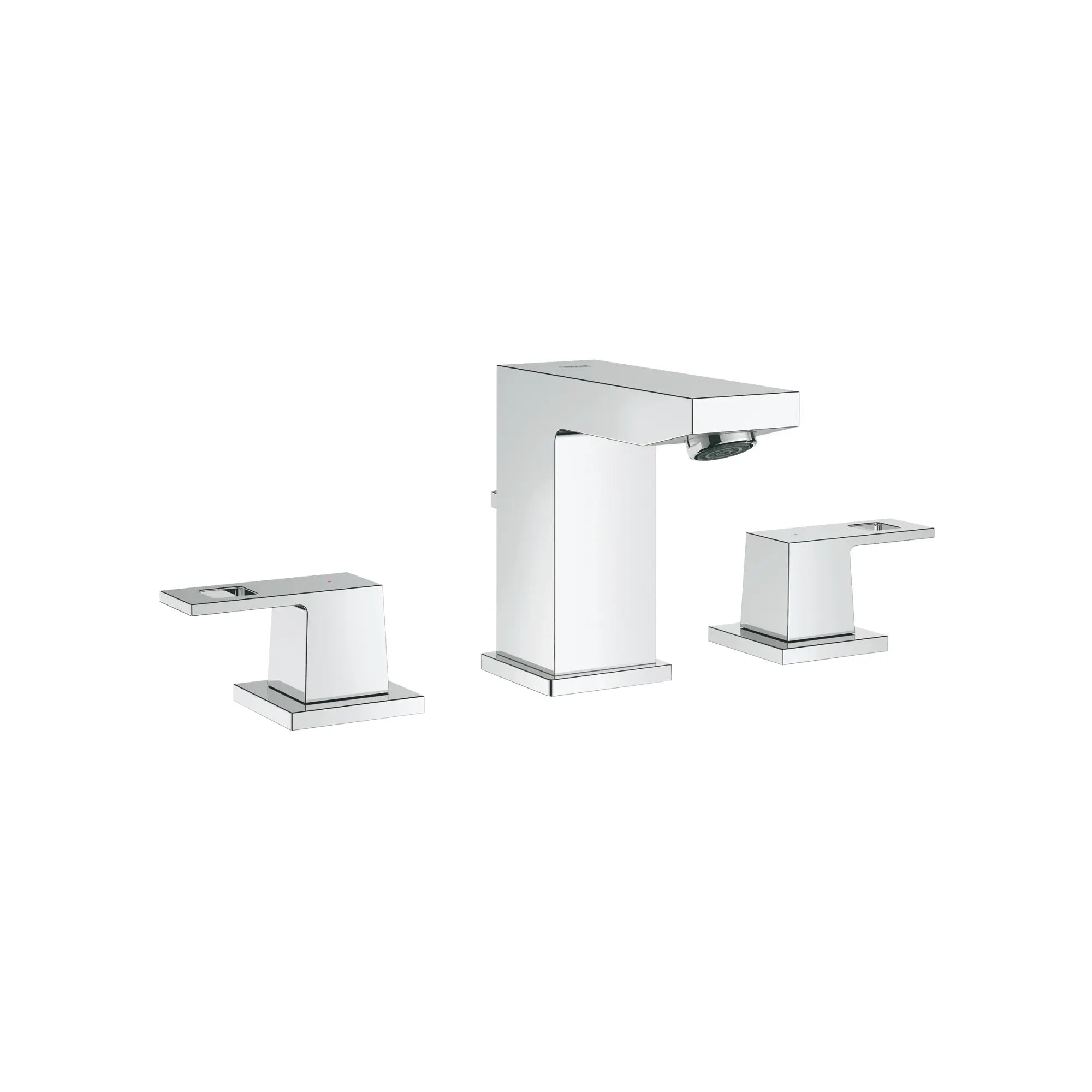 chrome bathroom faucet