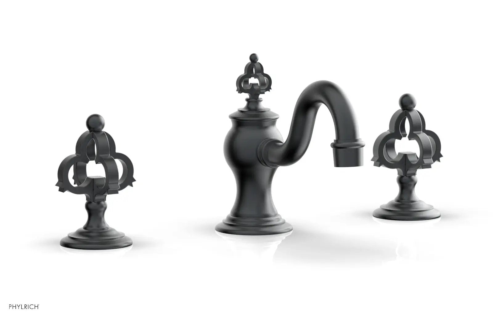 Phylrich COURONNE Widespread Faucet Cross Handles by Phylrich