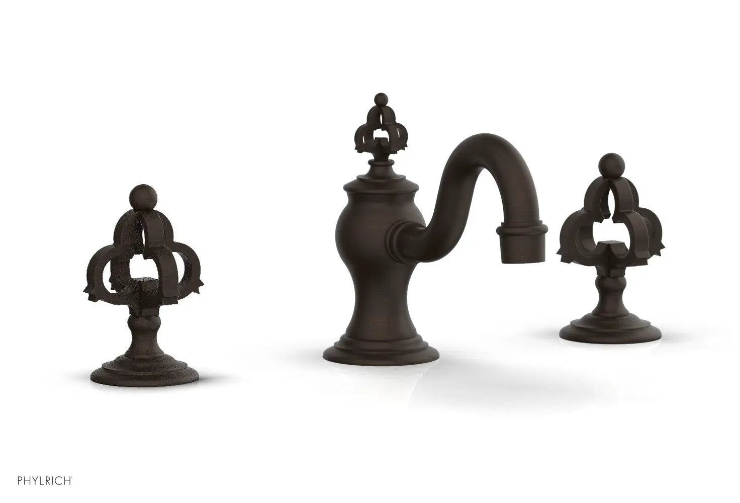 Phylrich COURONNE Widespread Faucet Cross Handles by Phylrich