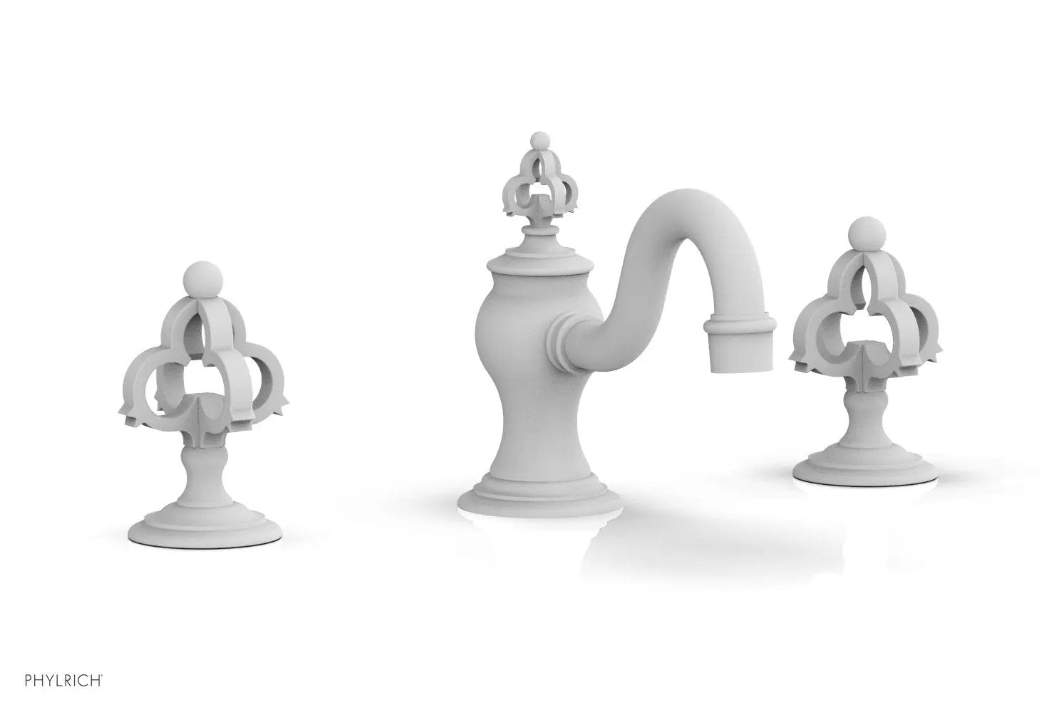 Phylrich COURONNE Widespread Faucet Cross Handles by Phylrich