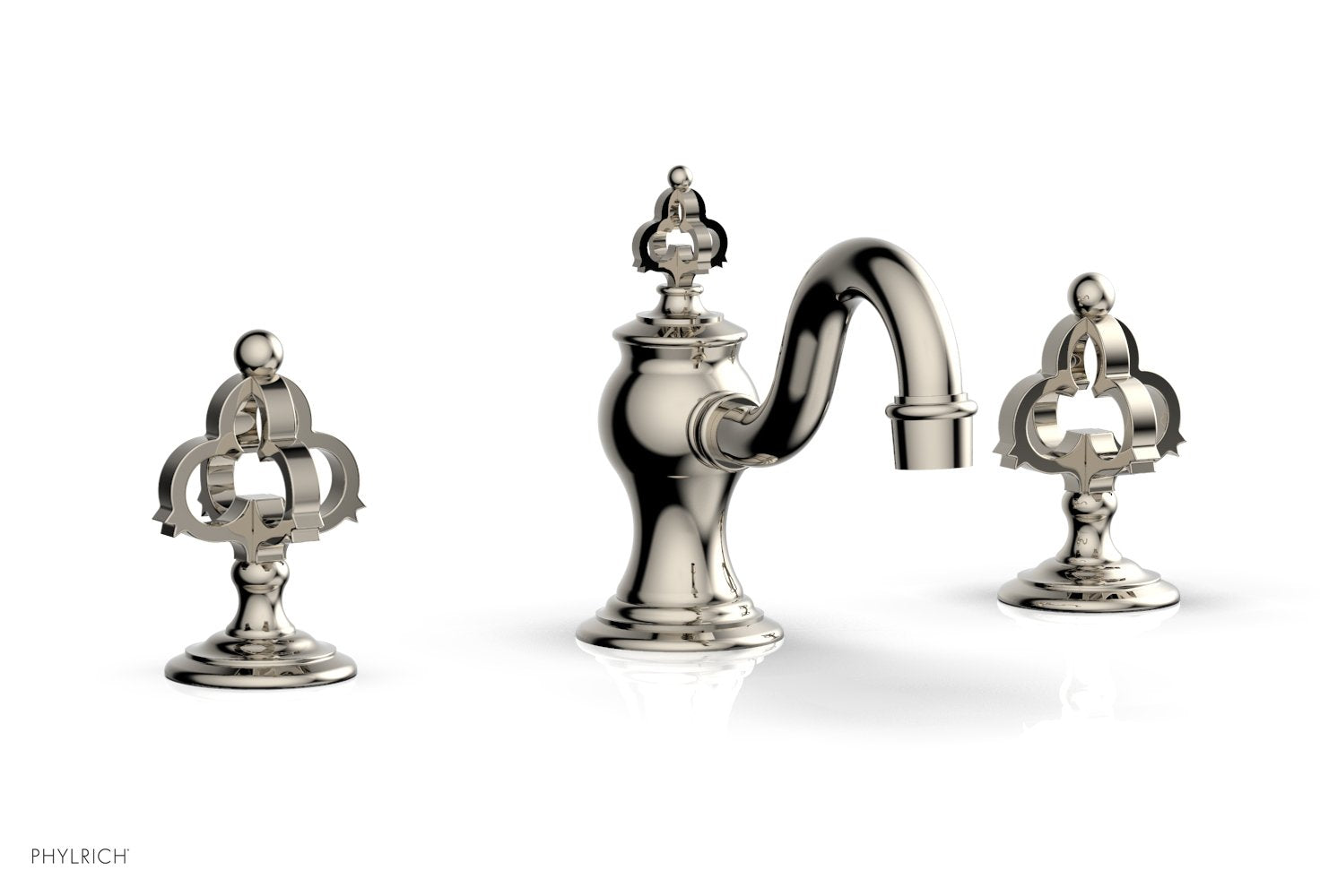 Phylrich COURONNE Widespread Faucet Cross Handles by Phylrich