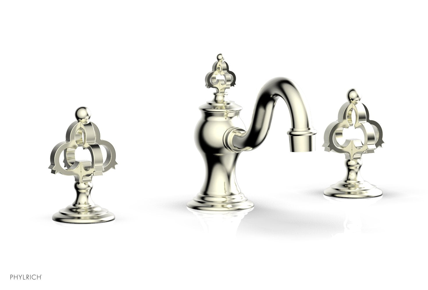 Phylrich COURONNE Widespread Faucet Cross Handles