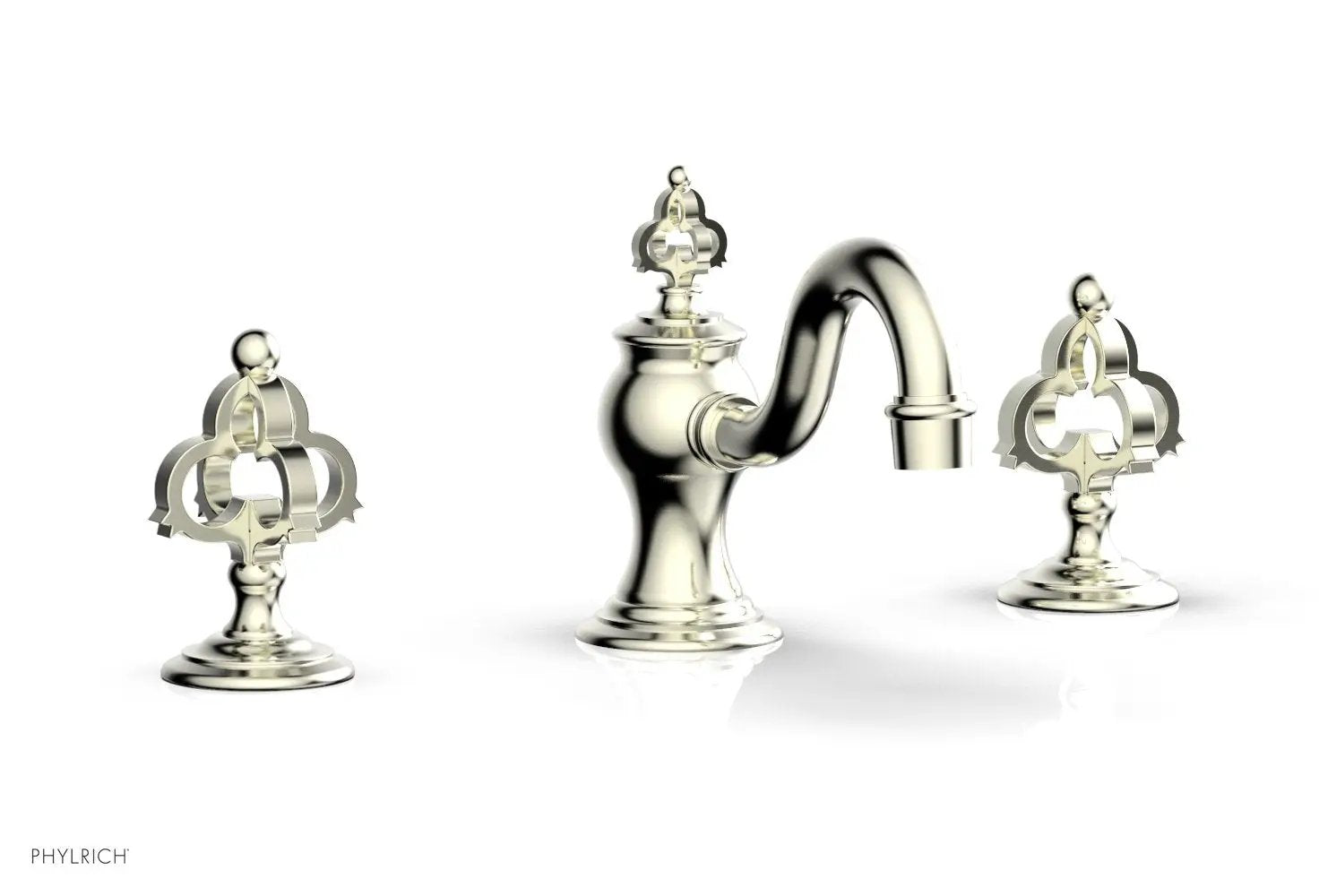 Phylrich COURONNE Widespread Faucet Cross Handles by Phylrich