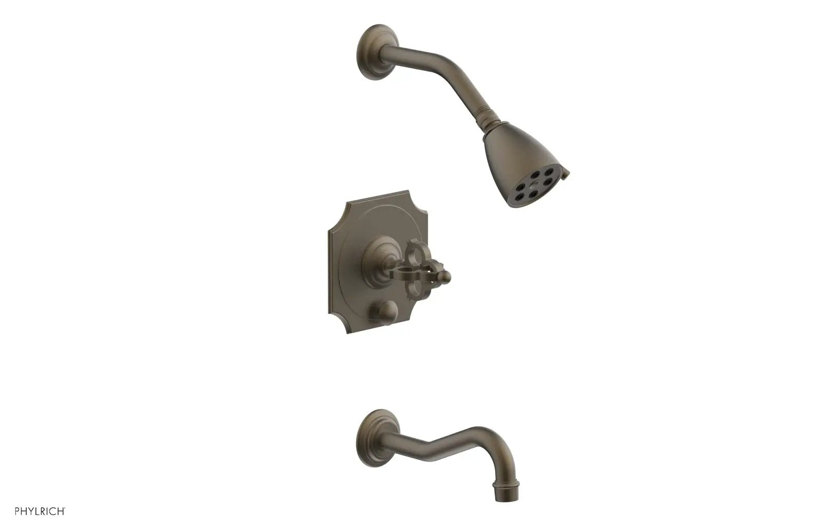 Phylrich COURONNE Pressure Balance Tub and Shower Set by Phylrich