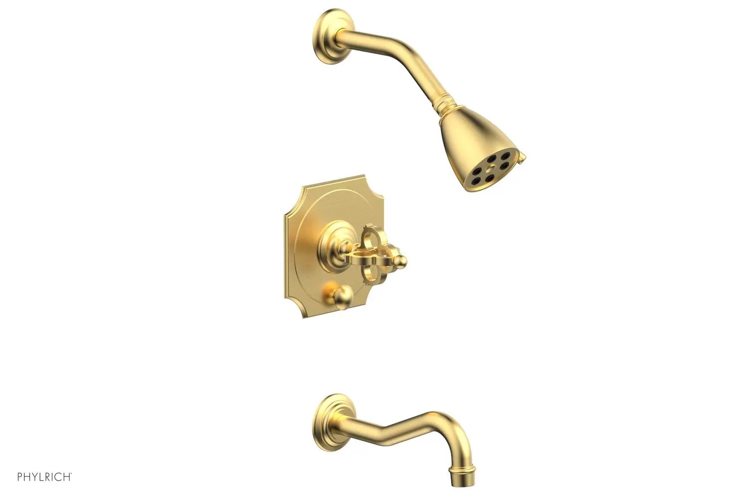 Phylrich COURONNE Pressure Balance Tub and Shower Set by Phylrich