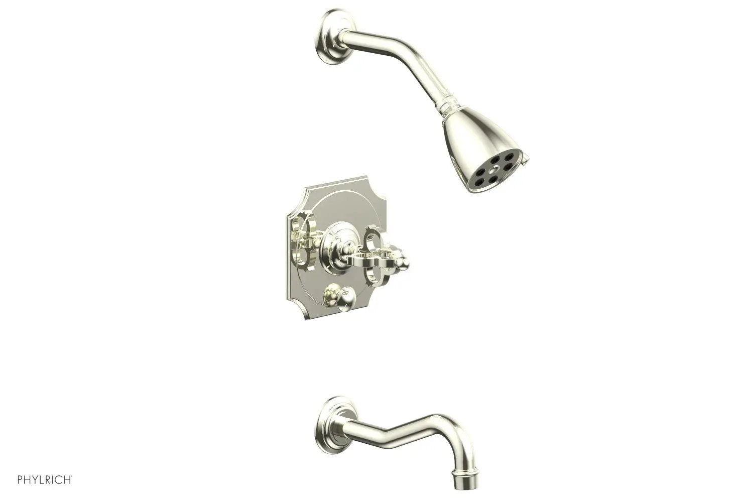 Phylrich COURONNE Pressure Balance Tub and Shower Set by Phylrich