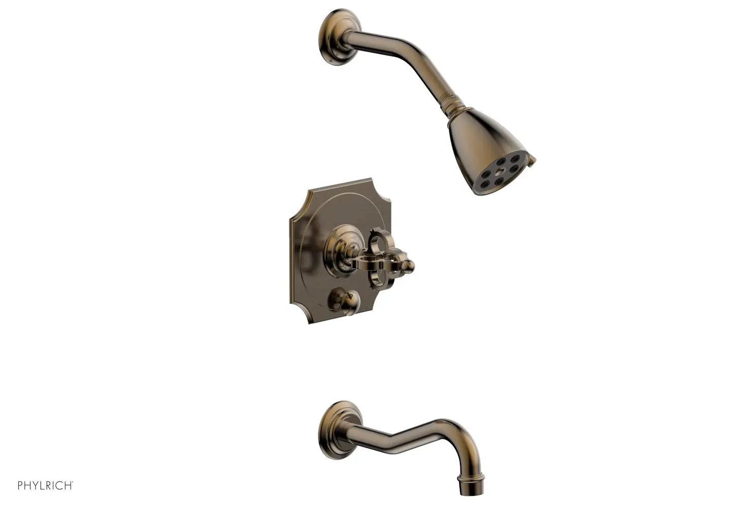 Phylrich COURONNE Pressure Balance Tub and Shower Set by Phylrich