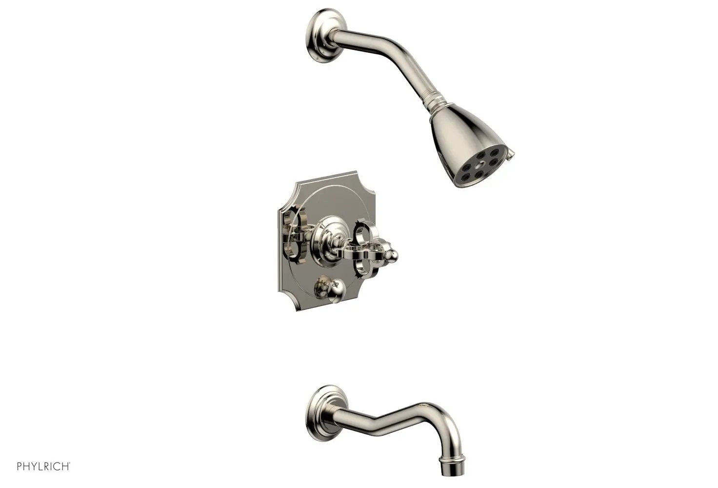 Phylrich COURONNE Pressure Balance Tub and Shower Set by Phylrich