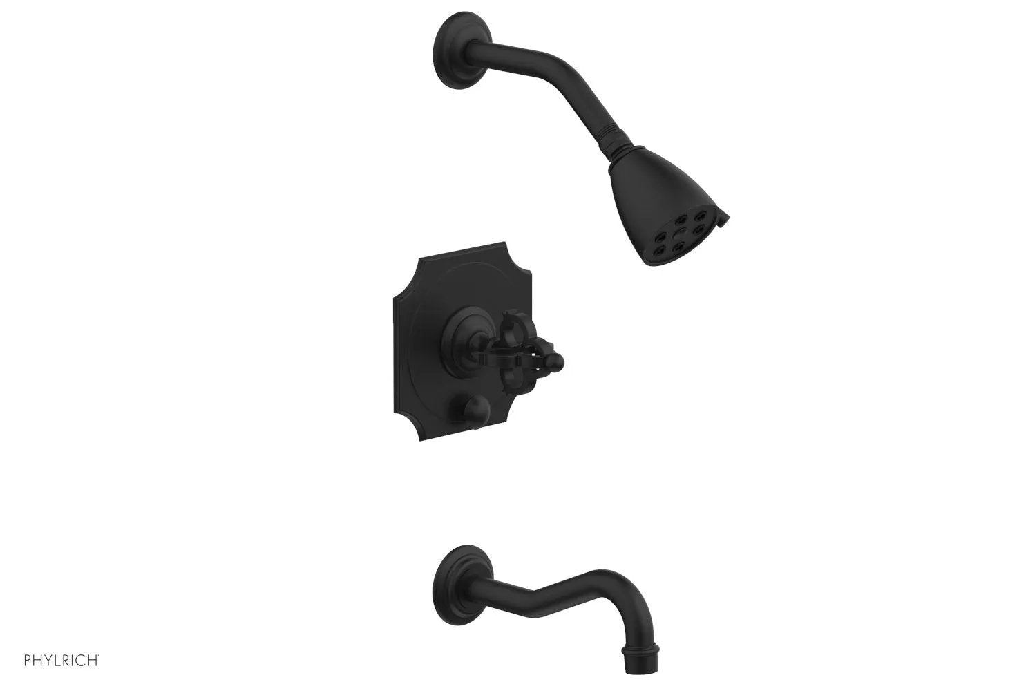 Phylrich COURONNE Pressure Balance Tub and Shower Set by Phylrich