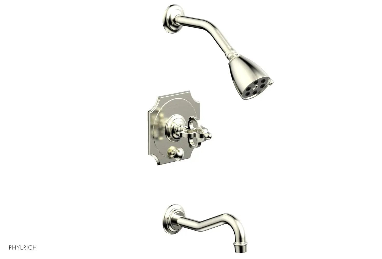 Phylrich COURONNE Pressure Balance Tub and Shower Set by Phylrich