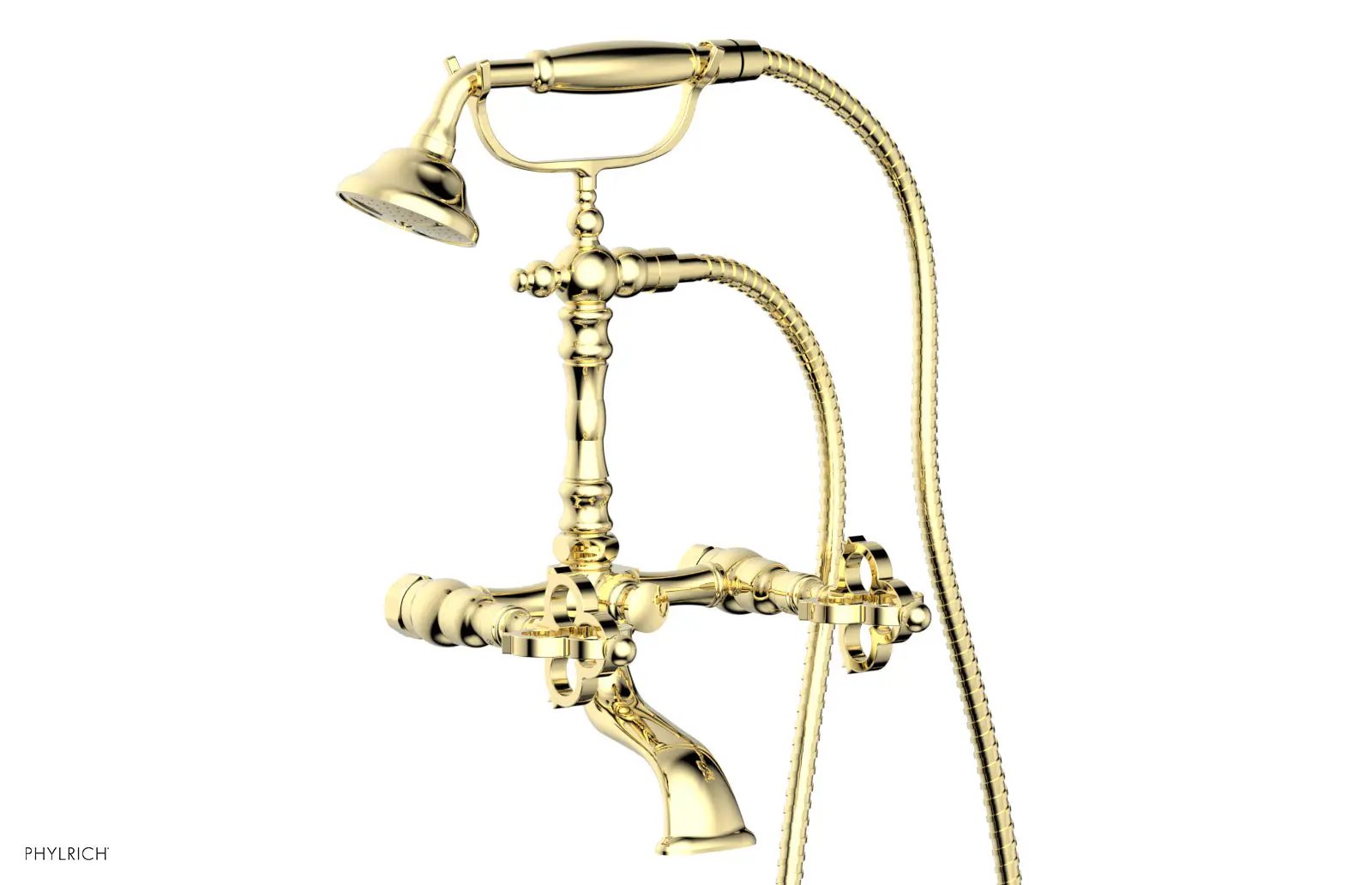Phylrich COURONNE Exposed Tub & Hand Shower by Phylrich